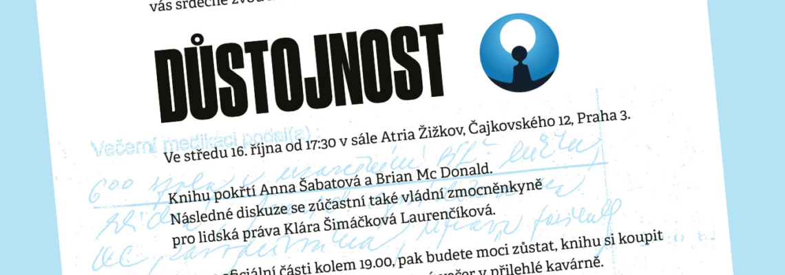 Křest knihy Důstojnost