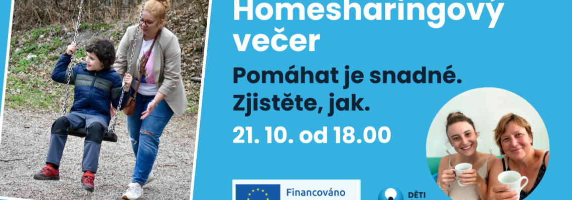 Homesharingový večer 21. 10. od 18.00