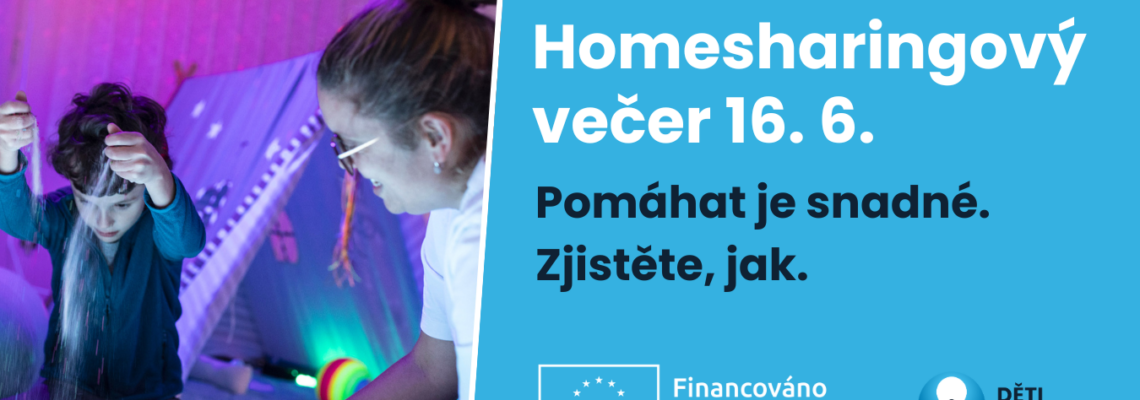 Homesharingový večer 16. 6. od 18.00