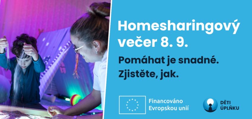 Homesharingový večer 8. 9. od 18.00