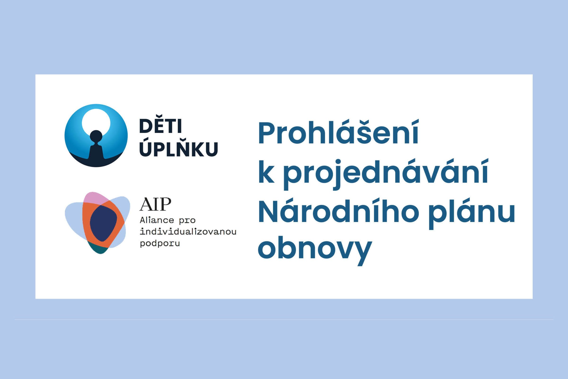 Děti úplňku – Prohlášení k projednávání Národního plánu obnovy