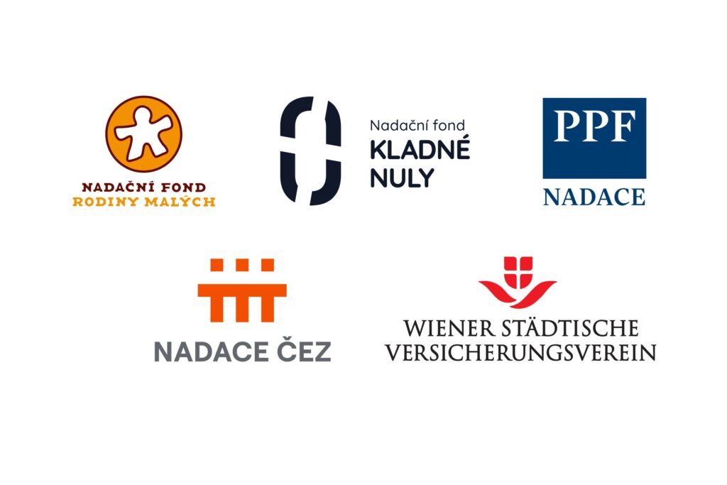 Děti úplňka loga partnerů CAP, děkujeme za podporu